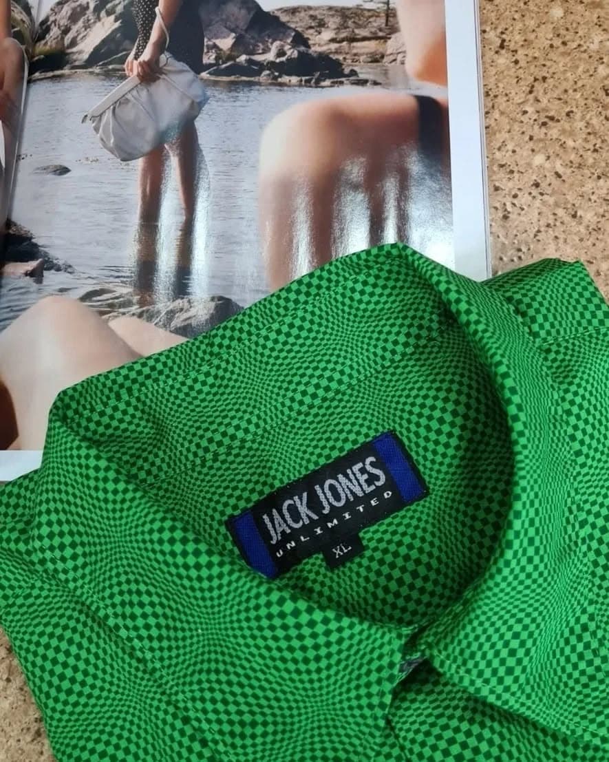 Чудесная винтажная рубашка 💚💚💚