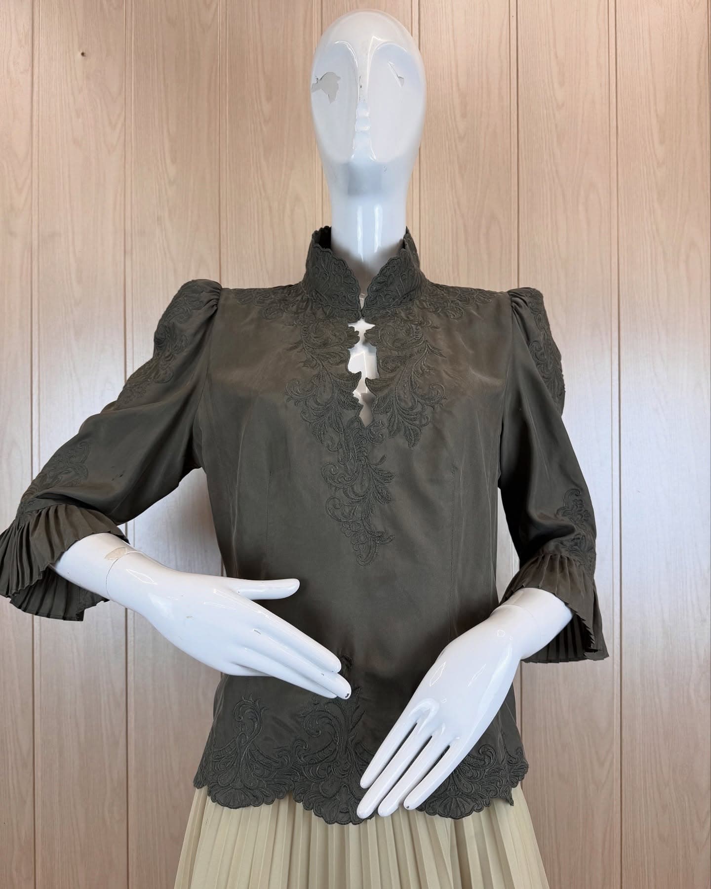 Класна вінтажна шовкова блуза від KAREN MILLEN 💖